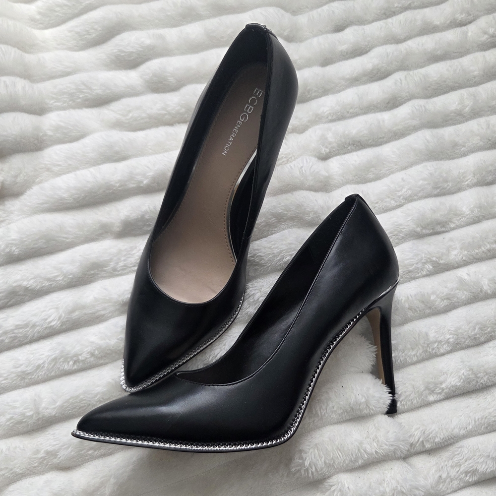 Black High Heels With Studs - BCBGeneration